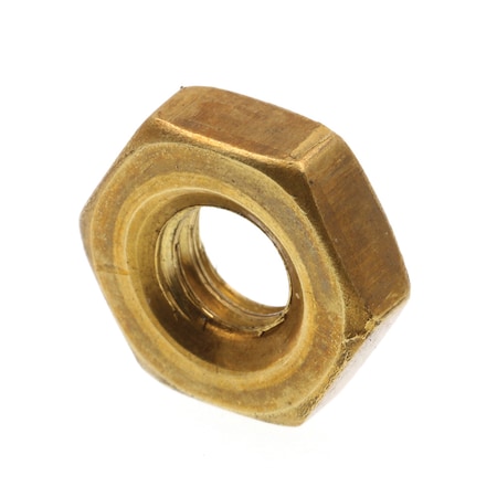 Prime-Line Machine Screw Nut, #12-24, Brass, Brass, 50 PK 9074382